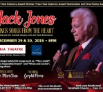 Dec. 29 – 30, 2015 – “Jack Jones Sings Songs from the Heart”, Manila, Philippines